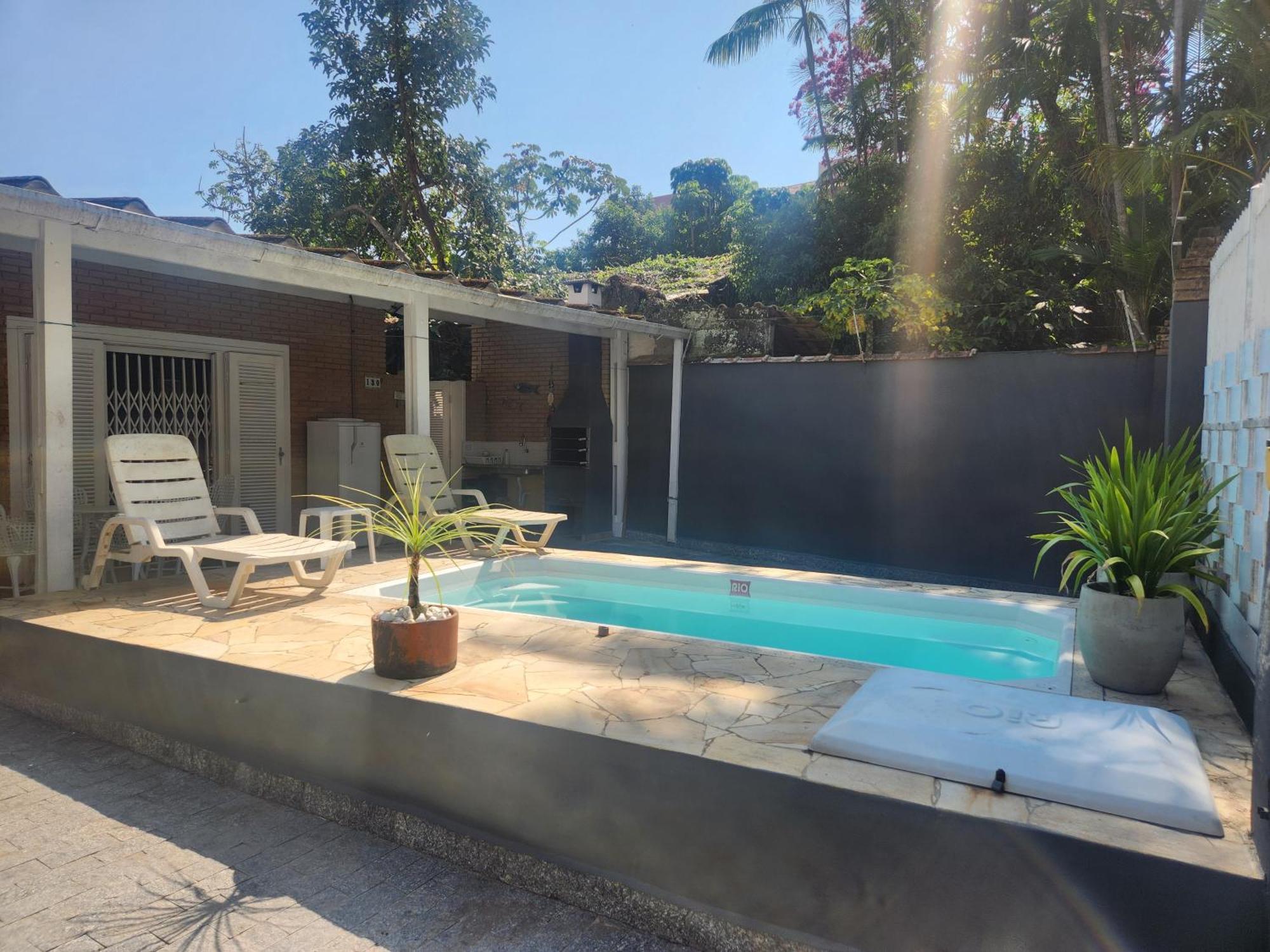 Casa no Tenório com piscina Ubatuba Exterior foto