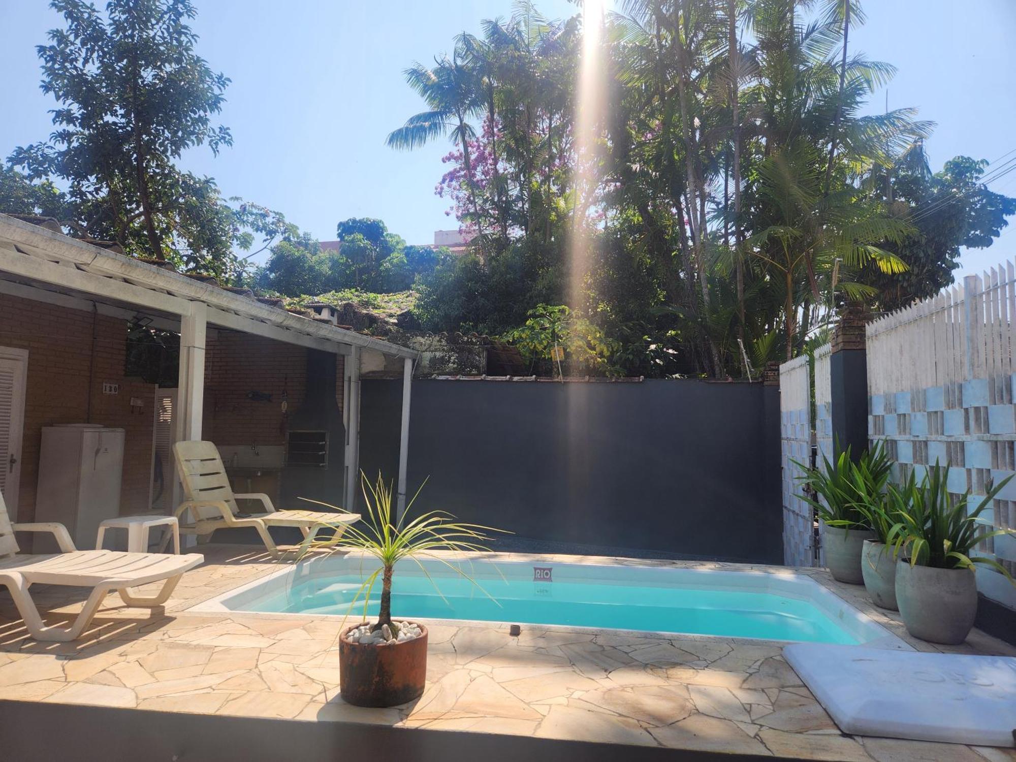 Casa no Tenório com piscina Ubatuba Exterior foto